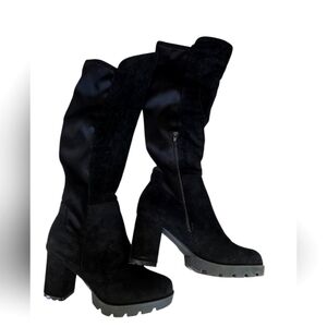 Rouge 9 Black Women's Knee-High Boots Size 9